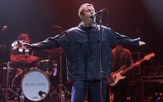 CHICAGO, IL - AUGUST 02:  Liam Gallagher performs with his band at the Park West, as part of the Official Lollapalooza Aftershow on August 2, 2017 in Chicago, Illinois.  (Photo by Barry Brecheisen/Getty Images)