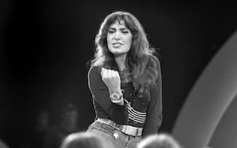 Die italienische Sängerin Loredana Berrte, Deutschland 1970er Jahre. Italian singer Loredana Berte, Germany 1970s.