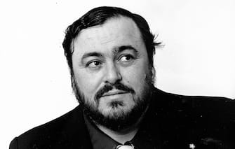Italian operatic tenor Luciano Pavarotti, 1976.  Photo by Jack Mitchell/Getty Images.