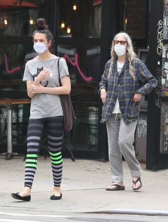 Patti Smith, Jesse Smith -New York, NY - 07/03/2020 - Patti Smith and daughter Jesse Smith out with a friend in Soho and then stopping to buy some meat by herself
-PICTURED: Patti Smith, Jesse Smith
-PHOTO by: INSTARimages.com
-NEM_108508
Editorial - Rights Managed Image - Please contact www.instarimages.com for licensing fee
INSTAR Images
New York, NY
For licensing please call 212-414-0207 or email sales@instarimages.com
Image may not be published in any way that is or might be deemed defamatory, libelous, pornographic, or obscene. Please consult our sales department for any clarification or question you may have.
INSTAR Images reserves the right to pursue unauthorized users of this image. If you violate our intellectual property you may be liable for actual damages, loss of income, and profits you derive from the use of this image, and where appropriate, the cost of collection and/or statutory damages.
