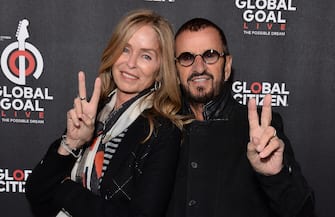 LONDON, ENGLAND - DECEMBER 13: Barbara Bach and Ringo Starr attend the 2019 Global Citizen Prize at the Royal Albert Hall on December 13, 2019 in London, England. (Photo by Jeff Spicer/Getty Images for Global Citizen)