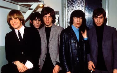 The Rolling Stones taken in the 1960s, from left to right, Brian Jones, Keith Richards, Mick Jagger, Bill Wyman and Charlie Watts.;  (Photo by King Collection/Photoshot/Getty Images)