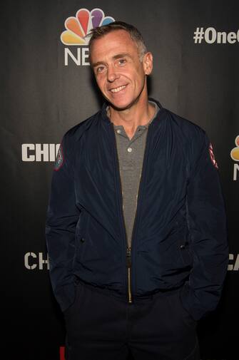 1174310259 CHICAGO, IL - OCTOBER 07: Chicago Fire's David Eigenberg during NBCÂ s 5th Annual Chicago Press Day at Lagunitas Brewing Company on October 7, 2019 in Chicago, Illinois. (Photo by Barry Brecheisen/Getty Images)