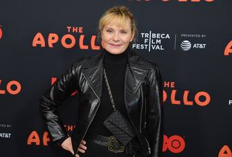 English-Canadian actress Kim Cattrall attends the 2019 Tribeca Film Festival opening night World premiere of the HBO documentary film "The Apollo" on April 24, 2019 in New York. (Photo by Angela Weiss / AFP)        (Photo credit should read ANGELA WEISS/AFP via Getty Images)