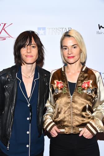 LOS ANGELES, CALIFORNIA - SEPTEMBER 20:  Katherine Moennig and Leisha Hailey at GBK Productions and WEN Presents A Luxury Lounge for TV's Top Talent on September 20, 2019 in Los Angeles, California. (Photo by Araya Diaz/Getty Images for GBK Productions)