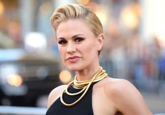 HOLLYWOOD, CA - JUNE 17:  Actress Anna Paquin attends the premiere of HBO's "True Blood" season 7 and final season at TCL Chinese Theatre on June 17, 2014 in Hollywood, California.  (Photo by Jason Merritt/Getty Images)