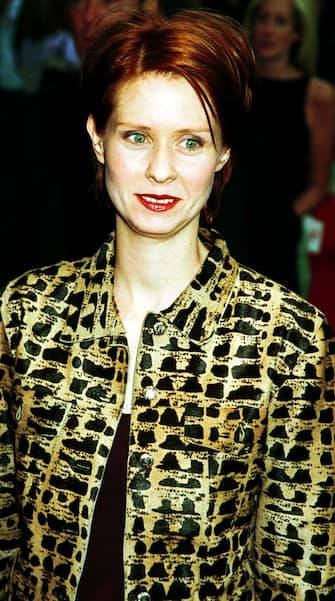 748687 369474 04: Actress Cynthia Nixon attends the premiere of "Small Time Crooks", May 16,2000 at the Beekman Theatre in New York. (Photo by George De Sota/Newsmakers)