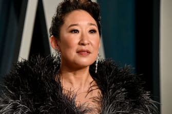 BEVERLY HILLS, CALIFORNIA - FEBRUARY 09: Sandra Oh attends the 2020 Vanity Fair Oscar Party hosted by Radhika Jones at Wallis Annenberg Center for the Performing Arts on February 09, 2020 in Beverly Hills, California. (Photo by Frazer Harrison/Getty Images)