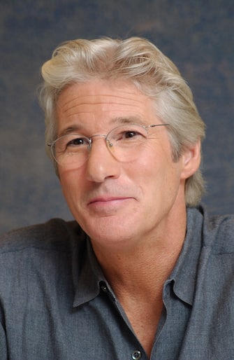 Richard Gere during "Shall We Dance?" Press Conference with Jennifer Lopez, Richard Gere and Susan Sarandon at Essex House in New York City, New York, United States. (Photo by Vera Anderson/WireImage)