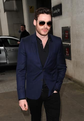 LONDON, UNITED KINGDOM - MARCH 19: Richard Madden sighting at BBC Radio 1 on March 19, 2015 in London, England. (Photo by SAV/GC Images)