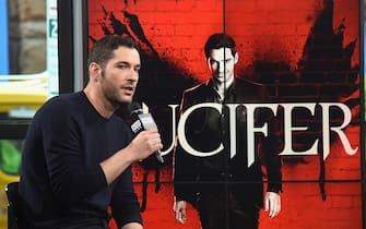 NEW YORK, NY - MAY 12:  Actor Tom Ellis visits Build Series to discuss his role in the television show "Lucifer" at Build Studio on May 12, 2017 in New York City.  (Photo by Gary Gershoff/WireImage)