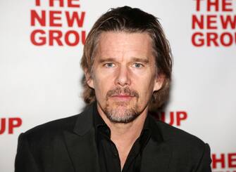 NEW YORK, NEW YORK - FEBRUARY 04: Ethan Hawke poses at the opening night party for the new musical "Bob & Carol & Ted & Alice" at Green Fig Urban Eatery at Yotel on February 4, 2020 in New York City. (Photo by Bruce Glikas/WireImage)
