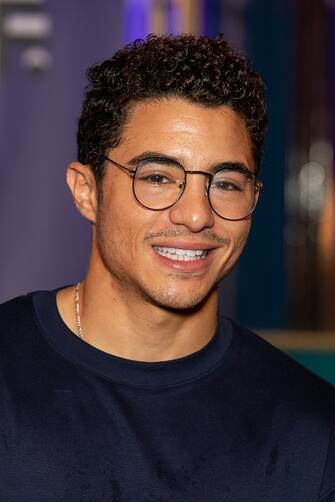 PARIS, FRANCE - SEPTEMBER 17: Actor Samy Seghir attends the "Ils Etaient Dix" : Photocall At Festival Fiction De La Rochelle At Folies Bergeres on September 17, 2020 in Paris, France. (Photo by Marc Piasecki/WireImage)