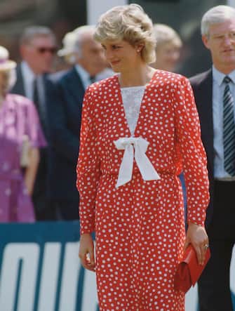 Diana, Princess of Wales  (1961 - 1997) visits Cardiff Cricket Club in Wales, July 1987. (Photo by Terry Fincher/Princess Diana Archive/Getty Images)