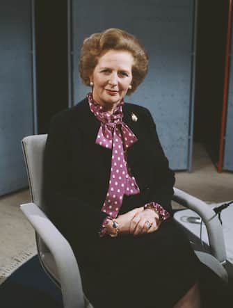 British Prime Minister Margaret Thatcher, circa 1990. (Photo by Tim Roney/Getty Images)
