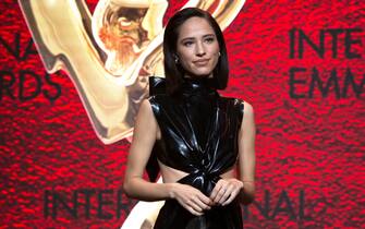 NEW YORK, NEW YORK - NOVEMBER 23: Kelsey Asbille hosts the 48th International Emmy Awards on November 23, 2020 in New York City. (Photo by Santiago Felipe/Getty Images)