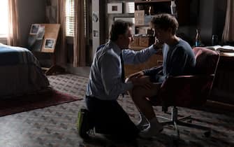 (L-R): Bryan Cranston as Michael Desiato and Hunter Doohan as Adam Desiato in YOUR HONOR, "Part One". Photo Credit: Skip Bolen/SHOWTIME. 