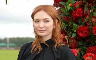 WINDSOR, ENGLAND - JUNE 16: Eleanor Tomlinson attends Cartier Queen's Cup Polo 2019 on June 16, 2019 in Windsor, England. (Photo by David M. Benett/Dave Benett/Getty Images)
