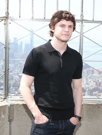NEW YORK, NY - MAY 25:  Evan Peters of "X-Men: Apocalypse" visits the Empire State Building on May 25, 2016 in New York City.  (Photo by Rob Kim/Getty Images)