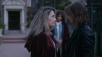 (L-R): Maya (Paris Jackson) and Ruby (Kaia Gerber) in a scene from the "Rubber (Wo)man: Part Two" episode of AMERICAN HORROR STORIES.
