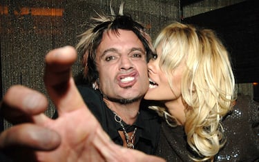 Tommy Lee and Pamela Anderson (Photo by Denise Truscello/WireImage)