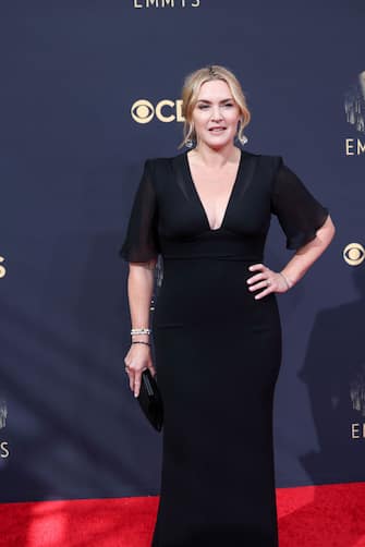 Los Angeles, CA - September 19:      Kate Winslet attends the 73rd Primetime Emmy Awards at L.A. Live on Sunday, Sept. 19, 2021 in Los Angeles, CA.  (Jay L. Clendenin / Los Angeles Times via Getty Images)
