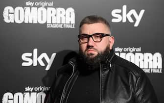 Italian actor Vincenzo Fabricino poses during the red carpet for the TV series 'Gomorra-stagione finale' (Gomorrah-final season) in Rome, Italy, 15 November 2021. The series, in its fifth and final season, is based on Italian writer Roberto Saviano's 2006 novel and will air on 19 November.     ANSA/ETTORE FERRARI