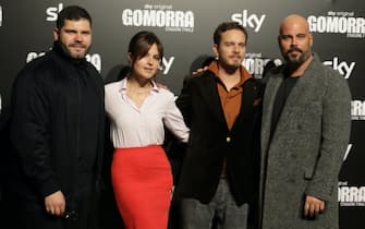 Salvatore Esposito, Ivana Lotito, Arturo Muselli e Marco D'Amore alla conferenza stampa di Gomorra 5, la stagione finale