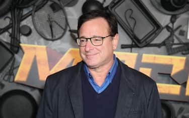 LOS ANGELES, CALIFORNIA - DECEMBER 08: Bob Saget attends the red carpet premiere and party for Peacock's new comedy series "MacGruber" at California Science Center on December 08, 2021 in Los Angeles, California. (Photo by Leon Bennett/Getty Images)