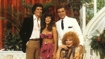 FANTASY ISLAND - "The Man From Yesterday / World's Most Desirable Woman" - Airdate: January 31, 1981. (Photo by ABC Photo Archives/Disney General Entertainment Content via Getty Images)L-R: BERT CONVY;BARBI BENTON;RICARDO MONTALBAN;EDIE ADAMS