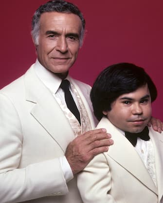 FANTASY ISLAND - Gallery - Shoot Date: December 16, 1977. (Photo by ABC Photo Archives/Disney General Entertainment Content via Getty Images)L-R: RICARDO MONTALBAN;HERVE VILLECHAIZE