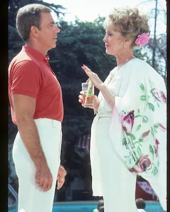 FANTASY ISLAND - "With Affection, Jack the Ripper / Gigolo" - Airdate: November 29, 1980. (Photo by ABC Photo Archives/Disney General Entertainment Content via Getty Images)KEN BERRY;CAROLYN JONES