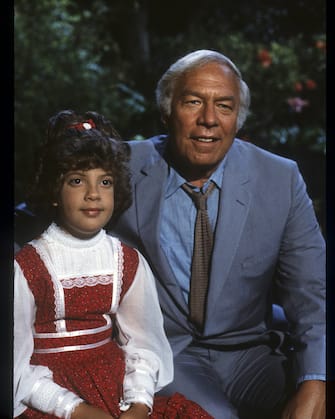 FANTASY ISLAND - "God Child / Curtain Call" - Airdate: October 29, 1983. (Photo by ABC Photo Archives/Disney General Entertainment Content via Getty Images)
TORI SPELLING;GEORGE KENNEDY