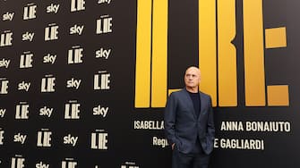 ROME, ITALY - MARCH 16: Luca Zingaretti attends the photocall of the tv series "Il Re" at Cinema Moderno on March 16, 2022 in Rome, Italy. (Photo by Ernesto Ruscio/Getty Images)