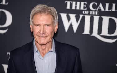 LOS ANGELES, CALIFORNIA - FEBRUARY 13: Harrison Ford arrives at the premiere of 20th Century Studios' "The Call Of The Wild"  at El Capitan Theatre on February 13, 2020 in Los Angeles, California. (Photo by Morgan Lieberman/FilmMagic)