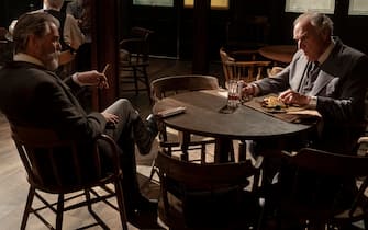Pierce Brosnan as Eli McCullough, Bill Smitrovich as Judge Bennett Rowe - The Son _ Season 2, Episode 5 - Photo Credit: Van Redin/AMC