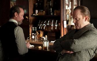 James Parks as Niles Gilbert, Jeremy Bobb as Eugene 'Buddy' Monahan - The Son _ Season 2, Episode 5 - Photo Credit: Van Redin/AMC