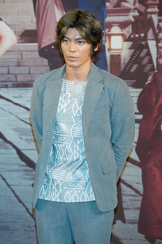 SEOUL, SOUTH KOREA - JULY 29:  South Korean actor Kim Sung-Oh attends the press conference for MBC Drama "Diary Of The Night Watchman" at 63 Building on July 29, 2014 in Seoul, South Korea. The drama will open on August 04, in South Korea.  (Photo by Han Myung-Gu/WireImage)