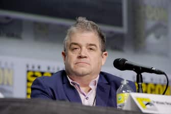 SAN DIEGO, CALIFORNIA - JULY 23: Patton Oswalt speaks onstage during "The Sandman" special video presentation and Q&A panel during 2022 Comic Con International: San Diego at San Diego Convention Center on July 23, 2022 in San Diego, California. (Photo by Albert L. Ortega/Getty Images)