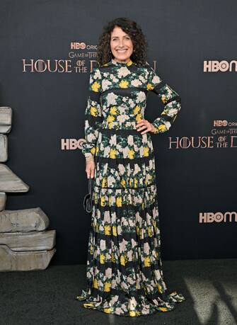 LOS ANGELES, CALIFORNIA - JULY 27: Lisa Edelstein attends HBO Original Drama Series "House Of The Dragon" World Premiere at Academy Museum of Motion Pictures on July 27, 2022 in Los Angeles, California. (Photo by Axelle/Bauer-Griffin/Getty Images)