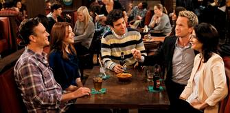 "Who Wants To Be A Godparent" Ã¢Â Â  When Lily and Marshall canÃ¢Â Â t decide on godparents for Marvin, they put the gang to the test to see who would make the best one, on HOW I MET YOUR MOTHER, Monday, Oct. 15 (8:00-8:30 PM, ET/PT) on the CBS Television Network. Pictured left to right: Jason Segel, Alyson Hannigan, Josh Radnor, Neil Patrick Harris and Cobie Smulders  Photo: Cliff Lipson/CBS  Ã Â©2012 CBS Broadcasting, Inc. All Rights Reserved.