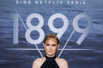 BERLIN, GERMANY - NOVEMBER 10: Emily Beecham attends the screening of the Netflix series "1899" at Funkhaus Berlin on November 10, 2022 in Berlin, Germany.  (Photo by Ben Kriemann/Getty Images)