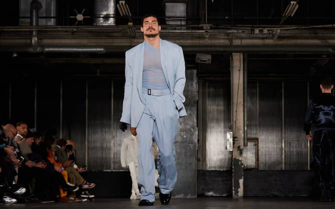 Paris Fashion Week 2023: 4 menswear highlights for AW23/24, from Emily in  Paris' Lucas Bravo on LGN's American Psycho-themed catwalk and Givenchy  minimalism, to Matrix-style coats with Saint Laurent