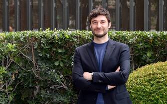 Lino Guanciale Roma : Sede Rai Viale Mazzini . Photocall Il commissario Ricciardi . Nella foto : Lino Guanciale
