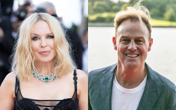 Kylie Minogue and Jason Donovan are back on set together 37 years after the soap Neighbours