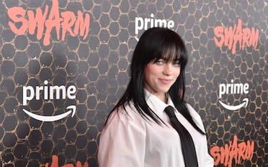LOS ANGELES, CALIFORNIA - MARCH 14: Billie Eilish attends the Los Angeles Premiere Of Prime Video's "Swarm" at Lighthouse Artspace LA on March 14, 2023 in Los Angeles, California. (Photo by Gregg DeGuire/FilmMagic)