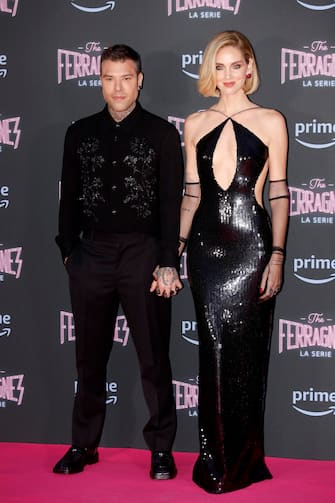 Fedez and Chiara Ferragni during the photocall for the presentation of the television show "The Ferragnez" in Milan, 17 May 2023.ANSA/MOURAD BALTI TOUATI  