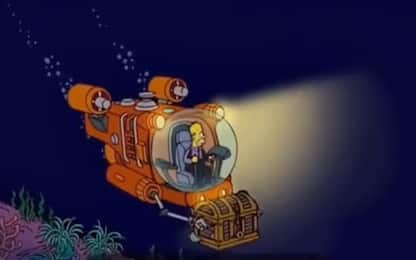 “Previsioni” dei Simpson, virale episodio che ricorda disastro Titan