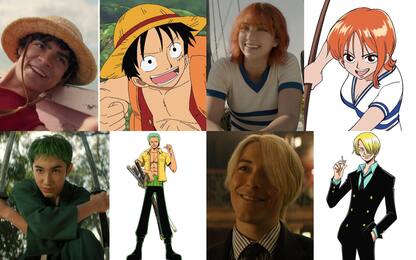 One Piece, dal manga alla serie Netflix: personaggi a confronto. FOTO