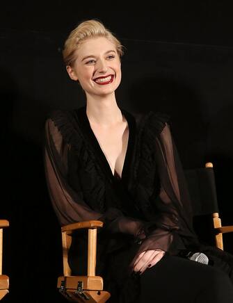 519745654 HOLLYWOOD, CALIFORNIA - APRIL 07: Actress Elizabeth Debicki attends the ATAS/SAG Panel and Screening of AMC's